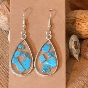 Blue earrings